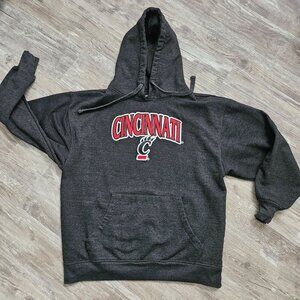 University Of Cincinnati Bearcats NCAA Hoodie Cadre L Fleece Thick Sweatshirt